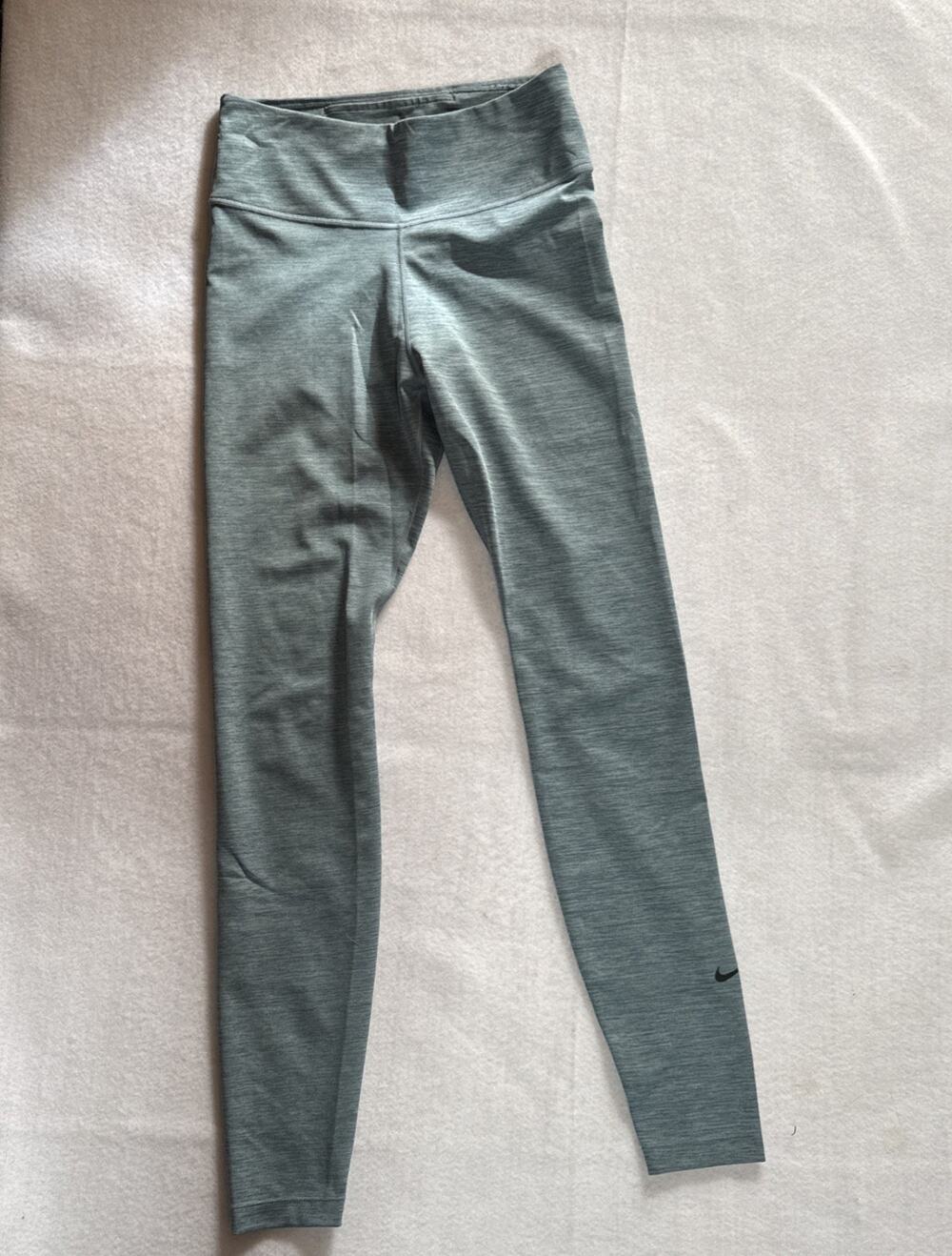 Nike Dri-fit Yoga Gym Walking Stretch Pants Small Inside Slit Pocket Sz Small
